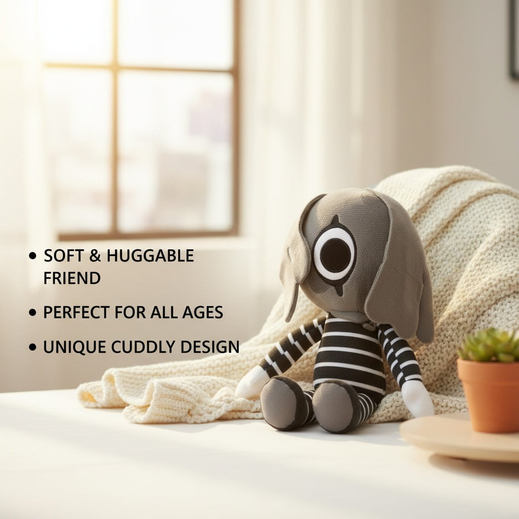Dandy's World Plush Blot Plush Toys Horror Game Goob Pebble Dandy Plushie Cute Pillow Doll Toy For Children Gifts Getaway