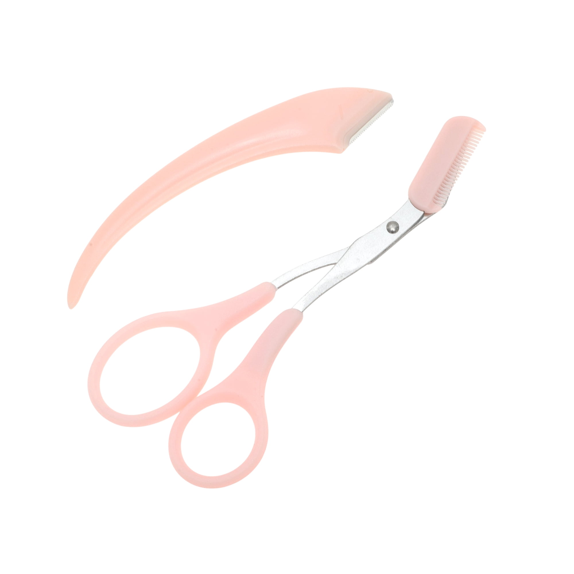 Unique Bargains Convenient Multifunctional Eyebrow Scissor Kit for Easy Hair Removal