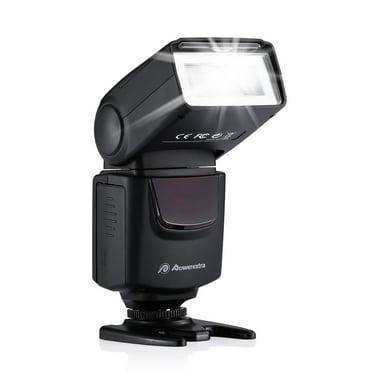 Powerextra DF-400 Speedlite Flash Light for Canon Nikon Pentax Samsung Fujifilm Olympus Panasonic Sigma DSLR Cameras with Single-Contact Hotshoe