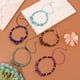 thumbnail image 3 of Xiao Hua Pulsera tejida de piedra triturada para mujer, pulsera elástica apilable con cuentas, joyería colorida con dijes, estilo bohemio, para playa y verano, color verde claro., 3 of 4