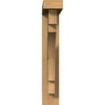 thumbnail image 2 of Ekena Millwork 3 1/2"W x 20"D x 20"H Merced Block Smooth Bracket w/ Offset Brace, Western Red Cedar, 2 of 25