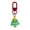B, variant on Christmas Keychain Accessory – Cute Holiday Charm for Car Keys, Backpack, Purse or Handbag – Small Plastic Christmas Ornament Gift for Women & Kids