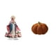 thumbnail image 1 of Adorno de calabaza acrílico decorativo de pie con base para mesa, ideal para fiestas, hogar, estantería, festivales, dormitorio, sofá o cojín., 1 of 8