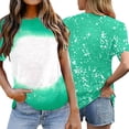 thumbnail image 2 of Blanks Sublimation T Shirts for Women 2026 Summer Casual Short Sleeve Crewneck Graphic Tees, 2 of 5