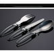 thumbnail image 3 of Juego de utensilios 3 en 1 Yuarrent Vajilla de acero inoxidable con bolsa de almacenamiento OD029759-01, 3 of 6