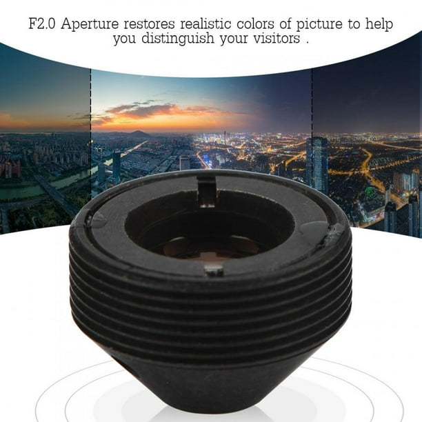 Lente de cámara estenopeica, lente de cámara estenopeica de 6 mm, lente de cámara IP de megapíxeles, lente CCTV de ultra alta sensibilidad