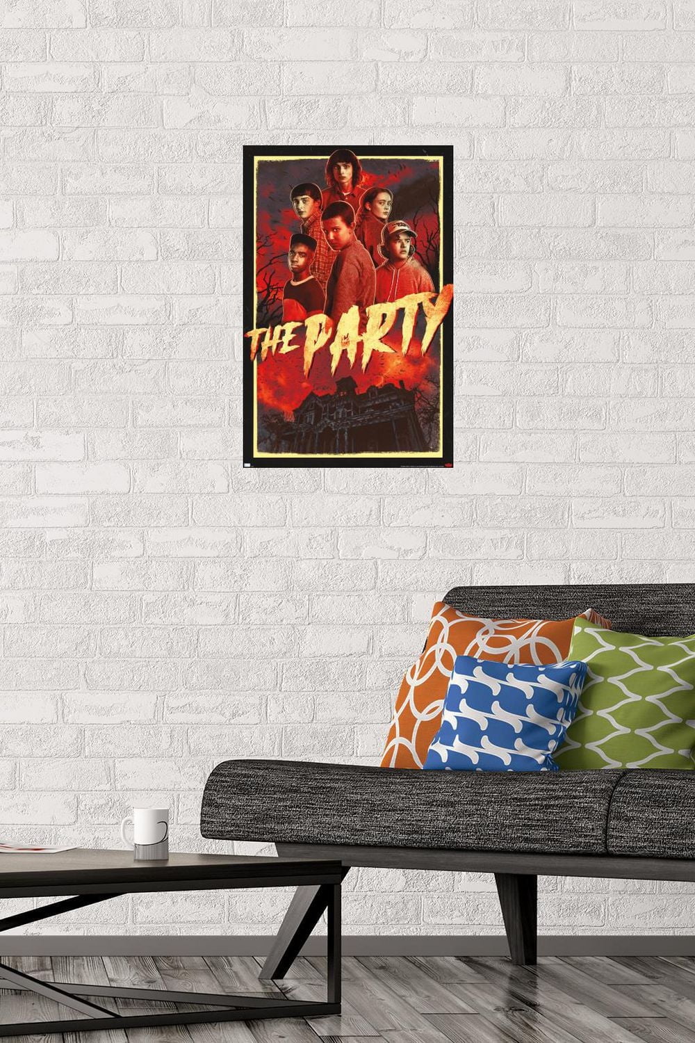 Netflix Stranger Things: Season 4 - The Party Wall Poster with Magnetic Frame, 22.375" x 34"