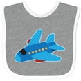 thumbnail image 3 of Inktastic Jet Airplane Childs Plane Boys or Girls Baby Bib, 3 of 4