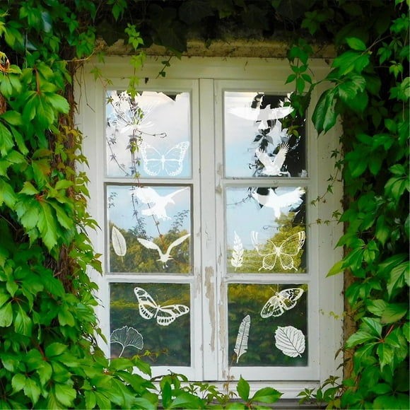 Hummingbird Window Clings Anti-Collision Window Clings Decals to Prevent Bird Strikes on Window Glass