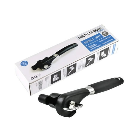 

DTOWER Manual Can Opener Stainless Steel FDA Bottle Tin Opening Tool Ergonomic Anti Slip Grip Handle