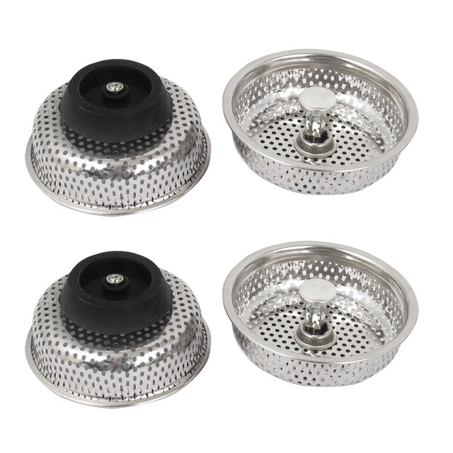 Unique Bargains Kitchen Bathroom Mesh Hole Strainer Sink Filter Drain 4 Pcs