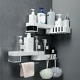 thumbnail image 1 of Viflosae Prime Deals Punch- Rotating Storage Rack Plastic Suction Cup Bathroom Kitchen Storage Rack Organizer Shower Shelf Sales Items for the Day, 1 of 8