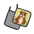 thumbnail image 2 of Caroline's Treasures Easter English Bulldog Red Pair of Pot Holders, 2 of 3