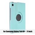 thumbnail image 1 of Case for Samsung Galaxy Tab A9+ (11 inch) A9 Plus 2023 PU Leather Cover Sleep Wake Function 360 Rotating Stand Protective Shell Gift Festivals, 1 of 6