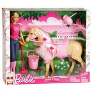 Barbie Doll and Tawny Horse 2009 Mattel T8111