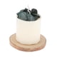 thumbnail image 2 of Vela aromática natural de rosas secas, cera de soja, vela de té, vela de pilar Eucalipto, 2 of 9