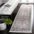 thumbnail image 2 of SAFAVIEH Shivan Dean Traditional Floral Runner, Grey/Blue, 2'6" x 8', 2 of 8