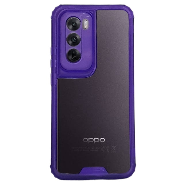 Funda Otter 360 Contonor Cely Vesmir Uso Rudo Para Oppo Reno 12 5G Morado con 2 Micas de Cristal
