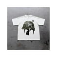 thumbnail image 1 of War Helmet Faith Over Fear Graphic Print Cotton T-Shirt, grunge y2k emo scene tapout goth amity affliction clothes, Unisex T-shirt, 1 of 7