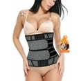 thumbnail image 1 of MISS MOLY Womens Workout Waist Trainer Sauna Body Shaper Thermal Firm Tummy Control Belly Slimming Belt, 1 of 6