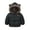 Black, variant on Aayomet Big Girls Winter Coats Girls' Winter Coats Thicken Lined Padded Hooded Puffer Jacket Coat for Girls with Removable Hood,Black 18-24 Months