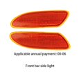 thumbnail image 5 of par de luces laterales izquierda y derecha para parachoques delantero de coche para luz de señal de giro Clase C W203 2038200421 A2038200421 como se muestra, como se muestra, 5 of 5