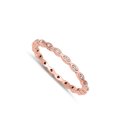 thumbnail image 4 of CHOOSE YOUR COLOR Clear Repeating Evil Eye Wholesale Ring .925 Sterling Silver Band White CZ Female Size 8, 4 of 4
