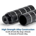 thumbnail image 4 of Concord Bike Pegs for Front and Rear Axle, Freestyle, Black/Silver, 3/8 in Threaded Axle, 26 TPI, 1 Pair, 4 of 5