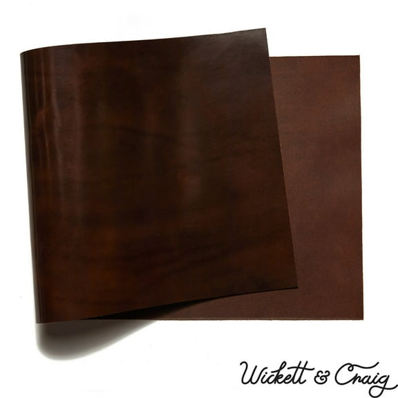 Wickett & Craig Traditional Harness Leather Panels, Chocolate