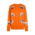 thumbnail image 3 of Yteetum Women's Football Sequin Crewneck Sweatshirts Oversize Game Day Shirts Pullover Hoodless Sweatshirts Tops Womens Casual Round Neck Loose Long Sleeve Game Day Sweatshirts Fall Clothes, 3 of 4
