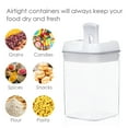 Vtopmart 20 Pcs Airtight Food Storage Containers, Cereal Keeper with Easy Lock Lids, Multiple