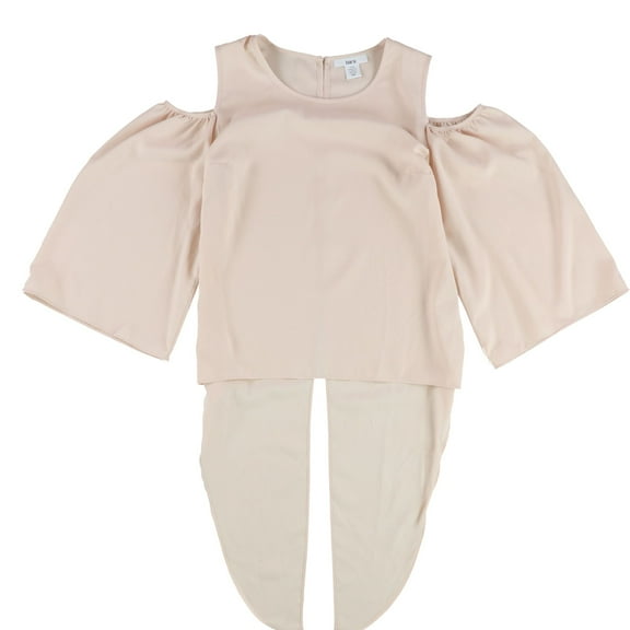 Bar Iii Womens Cold-Shoulder Pullover Blouse