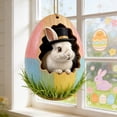 thumbnail image 4 of LEFTHIGH Home 2D Easter Door Sign Wooden Welcome Hanging Plate Colorful Bunny Spring Festival Entrance Classroom Party Wall Decoration Child-Friendly Unique St Patricks Day, 4 of 6