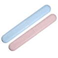 thumbnail image 1 of 2uds Soportes Estuche para Cepillos de Dientes Unique Bargains Azul Rosa 20,5x3,1x2,1cm, 1 of 7