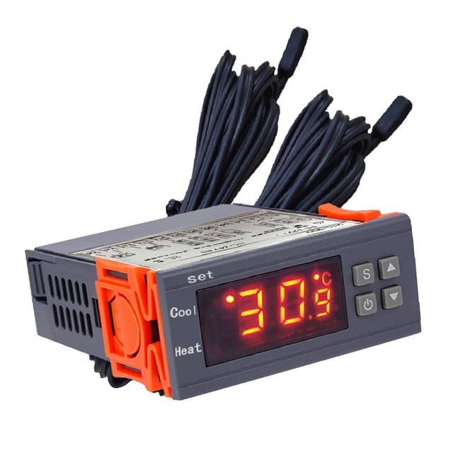 Controlador digital de temperatura Soledad De Temperatura Digital De 24 Pan LCD