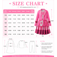 thumbnail image 2 of Halloween Princess Costume for G'irls, Pink Dress and Jacket Halloween Cosplay Outfit Fancy Dress Up Party for 3-12 Y, 2 of 8