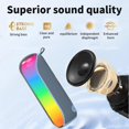 thumbnail image 4 of Outdoor Bluetooth Speakers,Wireless Speaker Bluetooth Bluetooth 5.3 Home Wireless Speaker Cool Light Effect Two Speaker Sound Quality Clear Long Range Outdoor Mini Card Insertion Subwoofer, 4 of 8