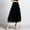 Black, variant on Women Mid Length Skirt Dance Party A Line High Waisted Tiered Skirt Holiday Party Half Skirts Hot Skirt for Women Women Skirts Long Double Split Skirt Girls Skirts Chiffon Skirt plus Size Skirts for