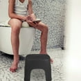 thumbnail image 3 of CTIRCHIU Compact Plastic Stool 2pcs Bathroom Toilet Potty Step Stool Portable Shoe Changing Camping Picnic Stool, 3 of 8