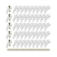 thumbnail image 2 of Clips De Retenedor De Vidrio BLESIY 50 Piezas Con Tornillos Transparente, 2 of 6