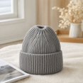 thumbnail image 5 of Lumtrix Beanie Hat for Women Winter Warm Knit Ponytail Beanies Hats Skull Cap Cold Weather Stocking Caps For Winter, Running, Skating, Traveling, Camping, Outdoor Gray One Size, 5 of 5