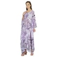 thumbnail image 3 of Moomaya Women's Sexy Swimsuit Cover Up Caftan Kimono Sleeve Beachwear Sheer Kaftan, 3 of 7