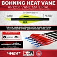 thumbnail image 3 of Bohning 101036WH Heat Vanes Archery White 36-Pack 2.5" Hunting Arrow Fletches, 3 of 3