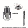 thumbnail image 4 of HLONK 2-in-1 Integrated Pipe Threader - Versatile Metal Tool for Water Pipe Thread Cutting  Ideal for Plumbers And DIY Enthusiasts  Pipe Repair Essentials | Versatile Thread Cutter | Dura, 4 of 6