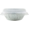 thumbnail image 5 of PACTOGO Disposable 5" Aluminum Foil Tart Pan with Clear Dome Lid | 5 Inch Round Cake Pan for Baking Personal Mini Pies, | Oven Safe Tins Easy Stack & Store, Freeze & Reheat (Pack of 50 Sets), 5 of 9