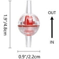 thumbnail image 2 of 6pcs Aquarium Plastic One Way Check Valves Non-Return, Air Pump Accessories for Fish Tank Airline Tubing, 2 of 5