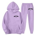 thumbnail image 6 of CONZONE Unisex Boys Girls Sweatsuit Sets Long Sleeve Casual Graphic Print Fleece Hoodie Sweatpants 2Pcs Sports Outfit Sets Soft Cozy Fall Winter Clothing Set, 6 of 6