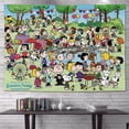 thumbnail image 1 of Tapiz de pared Snoopyss de fibra de microtela de 150 x 130 cm, 1 of 1