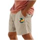 thumbnail image 1 of Pantalones Cortos para Hombre Cintura Elástica con Bolsillos Color Sólido Casual Cordón Suelto Pantalones Cortos de Ejercicio, 1 of 4