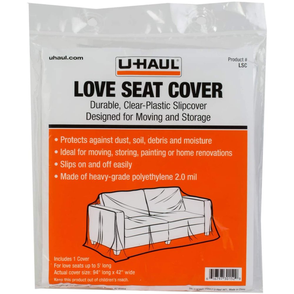 UHaul Moving & Storage Love Seat Cover (Fits TwoSeater Sofas and